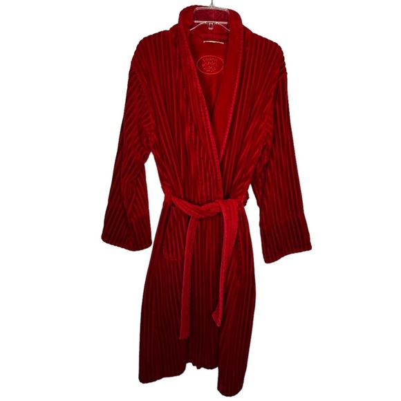 Vintage Laura Ashley Red Robe‎ - Picture 1 of 6